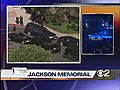 Jackson’s Casket Driven To Staples Center Memorial