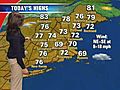 08/13/09: NECN weather forecast,  noon