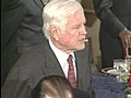 Senator Kennedy suffers seizure at Inaugural luncheon