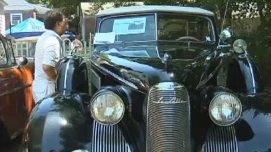 Antique Cars On Display At Leonia VFW