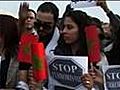 Moroccans Hold Peace Rally Following Terror Attack