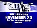 WWE SURVIVOR SERIES 2008 LIVE