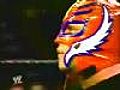 Wrestlemania 22 Rey Mysterio VS Randy O. VS Kurt Angle 1/2