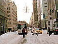 On the Street   Snowstorm Aftermath