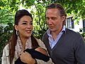 Verona Pooth und Sohn Rocco zu Hause