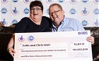 Scottish couple celebrate £161m win on Euromillions lottery
