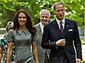Raw Video: William,  Kate Undeterred by Protests