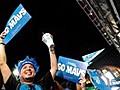 Dallas fans celebrate NBA title