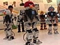 Wireless robots dance in Beijing