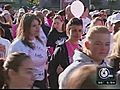 Breast Cancer Survivors,  Supporters Race For The Cure