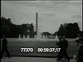 L.B.J. WALKS THE WHITE HOUSE GROUNDS