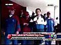 Chávez visita a militares aun convaleciente