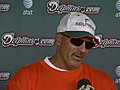 Coach Tony Sparano discusses the evaluation process for CB Nolan Carroll