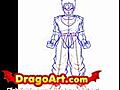 How to draw Gohan,  step by step