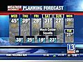 VIDEO: 13WHAM Weather Authority Morning Forecast -- 12/03/08