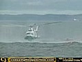 Accidente de helicoptero en el mar