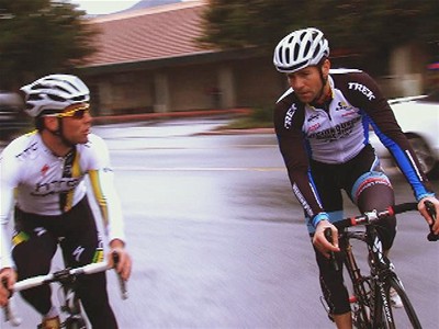 On the bike with Cav
