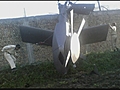 Photos of damaged helicopter