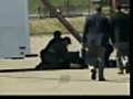 Man falls off ladder after Air Force One departs