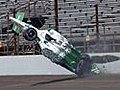 Raw Video: De Silvestro injured in Indy crash