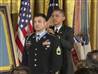 Obama honors soldier who fought in Afghanistan