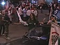 Hezbollah supporters happy at their victory