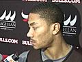 Bulls guard Derrick Rose talks about his ulcers,  all-star selection