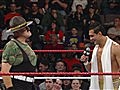 WWE Monday Night Raw - Sgt. Slaughter Vs. Alberto Del Rio