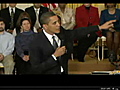 Obama takes questions from web