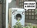 Anthropomorphic Washing Machine Self Destructs Remix