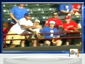Man tumbles trying for foul ball,  dies