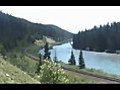 Canadian Pacific Coming Through Banff National Park 28 June 2009