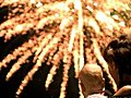 Firework & Baby  Stock Footage