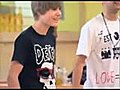 Justin Bieber  Shaquille Oneal Face Off In A Dance Battle