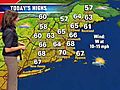 10/05/09: NECN weather forecast,  noon