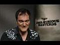 Best Director nominee Quentin Tarantino on Inglourious Basterds