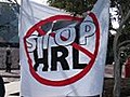 Stop HRL Protest - Treasury Place,  Melbourne, 11 April 2011