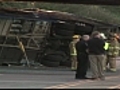 4 killed when double-decker bus hits railroad bridge