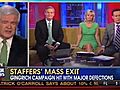 Gingrich on his staff departures