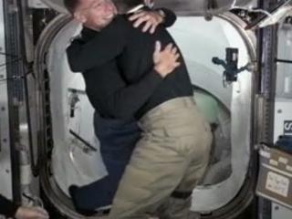 Shuttle,  ISS Crews Meet 1 Last Time