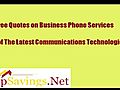 Business Phone Services - Save 60%