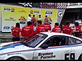 Brumos Porsche Victory Lane Celebration Watkins Glen