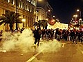 Ausschreitungen bei Protesten in Athen