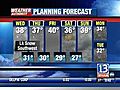 VIDEO: 13 WHAM Weather Authority Evening Forecast, 11/25/08