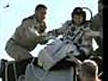 Soyuz returns three astronauts