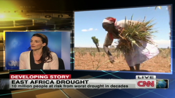 Kristin Davis talks Africa food crisis