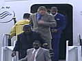 Saints,  Colts, arrive in Fla.