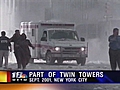 Part of the 9-11 Twin Towers in Elmira