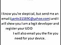 iOS 5 Beta Testers UDID Registration