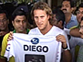 Forlan visits &#039;City of Joy&#039;